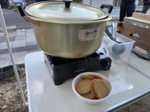 石川県輪島市　おでん炊き出し